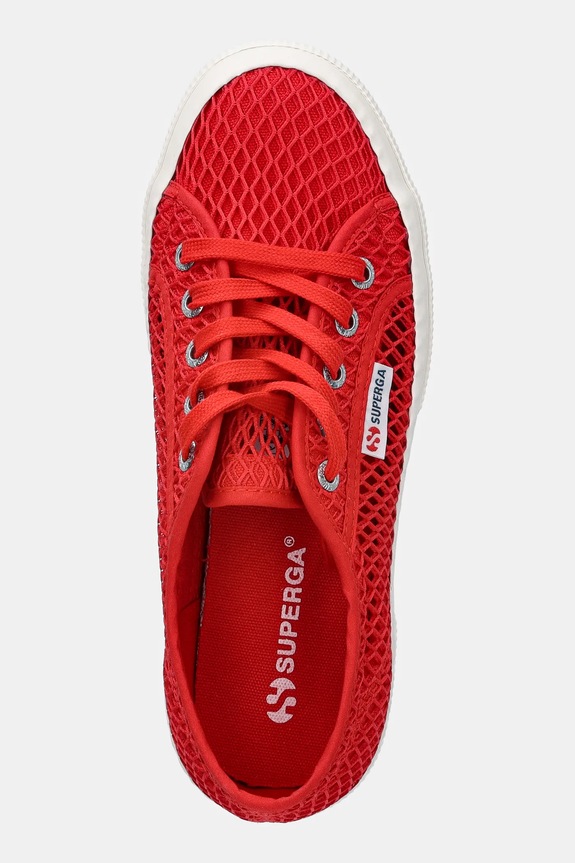 Superga sportcipő MESH piros S2135GW.296