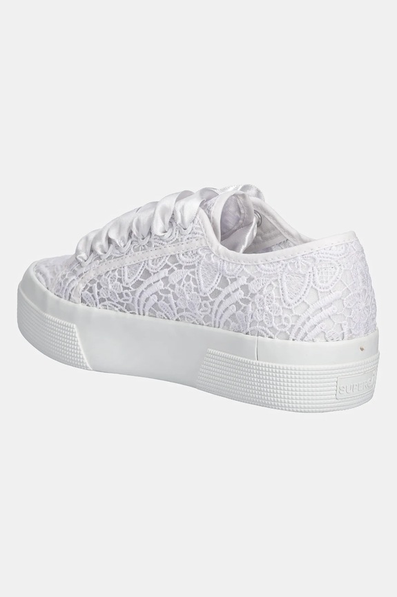 Obuwie Superga tenisówki FLOWER MACRAME S2136QW.A0A biały