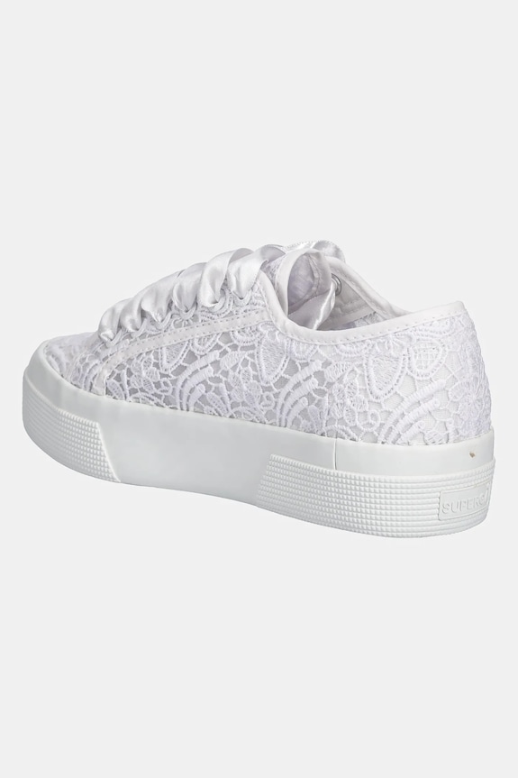 Obuwie Superga tenisówki FLOWER MACRAME S2136QW.A0A biały