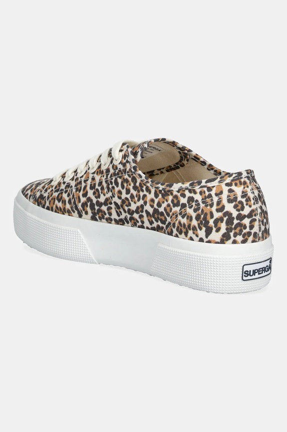 Obuv Tenisky Superga PLATFORM LEOPARD PRINT LE S2137ZW.AB4 hnedá