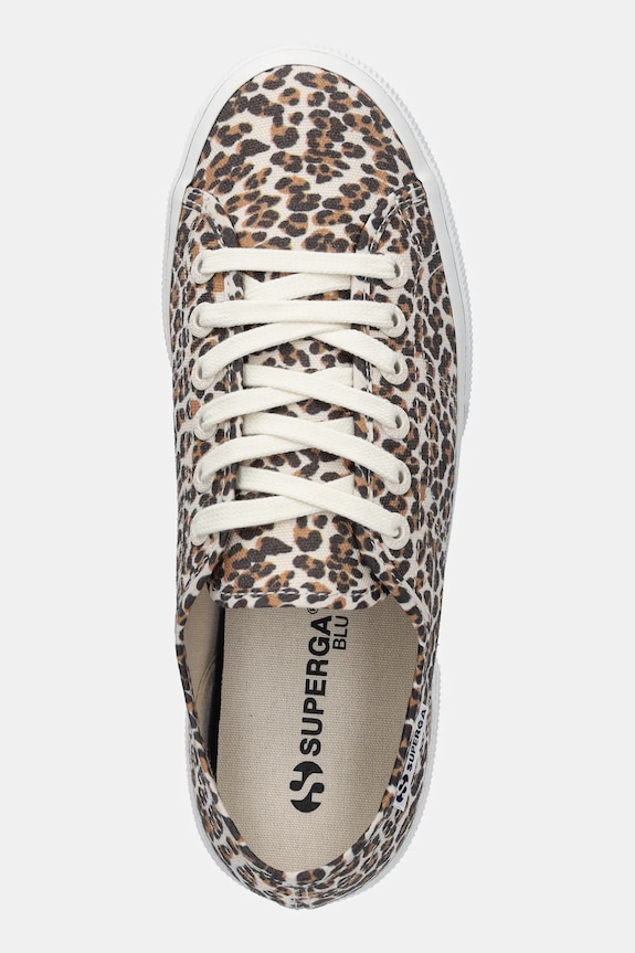 Tenisky Superga PLATFORM LEOPARD PRINT LE hnedá S2137ZW.AB4
