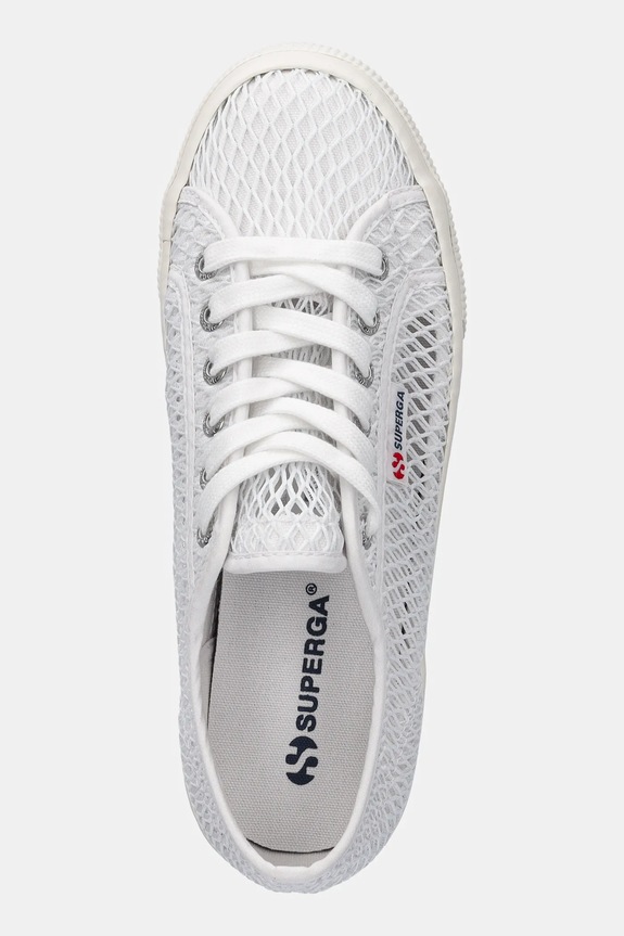 Πάνινα παπούτσια Superga MESH λευκό S2142TW.001