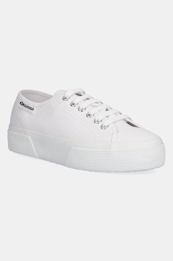 Teniske Superga PLATFORM LEGGERA Raven bela S2142ZW.901