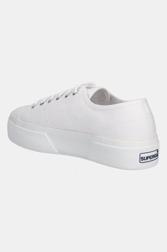 Obutev Teniske Superga PLATFORM LEGGERA S2142ZW.901 bela
