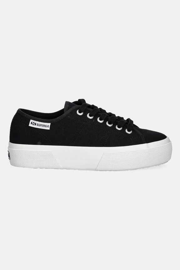 Πάνινα παπούτσια Superga PLATFORM LEGGERA S2142ZW.F83 μαύρο SS25