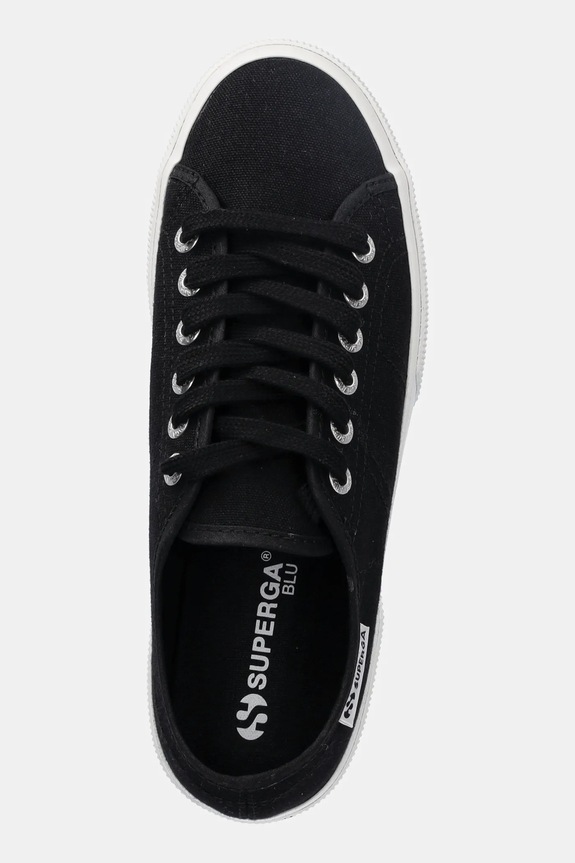Πάνινα παπούτσια Superga PLATFORM LEGGERA μαύρο S2142ZW.F83