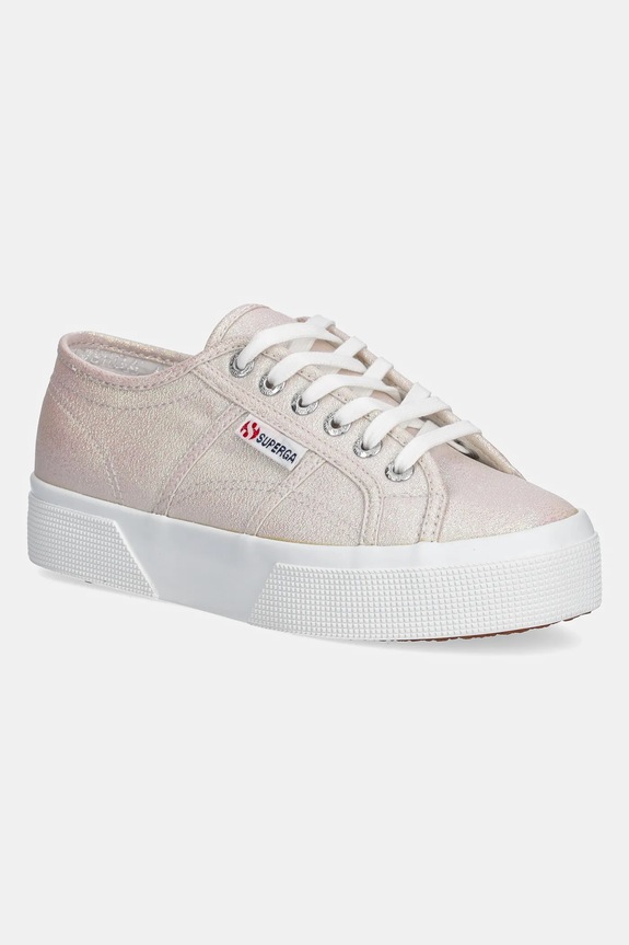 Tenisky Superga PLATFORM LAME platforma ružová S6128SW.A1F