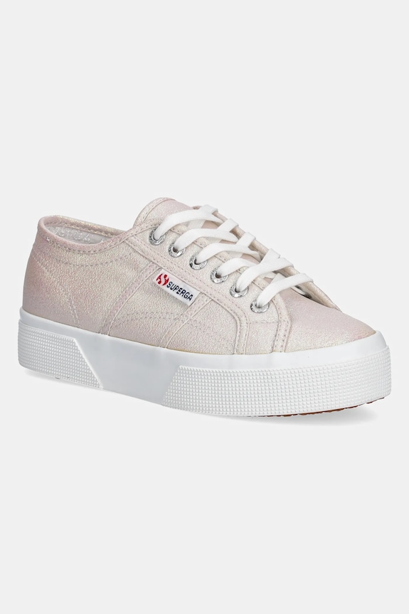 Tenisky Superga PLATFORM LAME platforma ružová S6128SW.A1F
