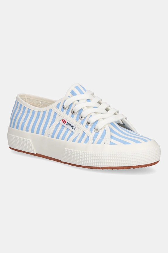 Tenisice Superga STRIPES PRINT ravni plava S8148TW.ACF