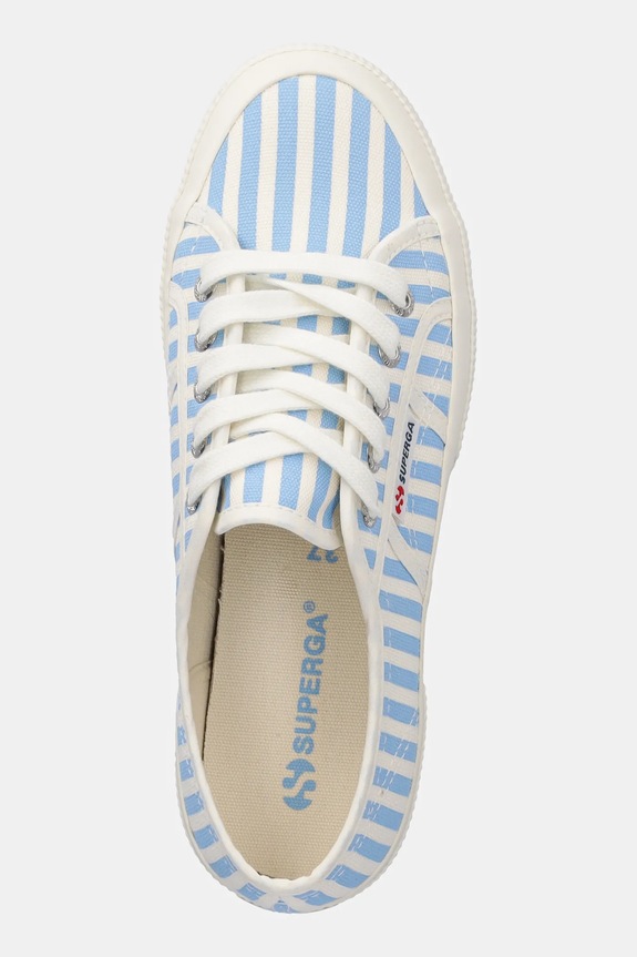 Tenisice Superga STRIPES PRINT plava S8148TW.ACF