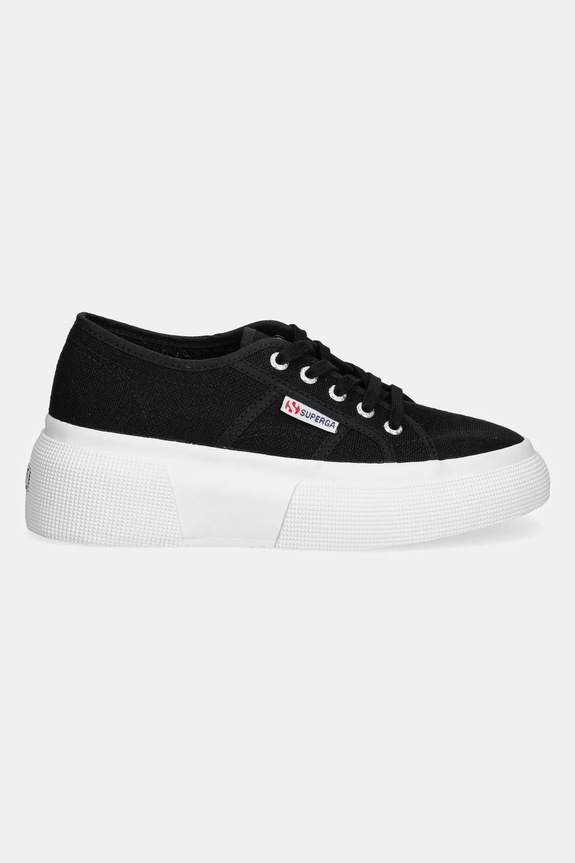 Πάνινα παπούτσια Superga BUBBLE S2132LW.999 μαύρο SS25
