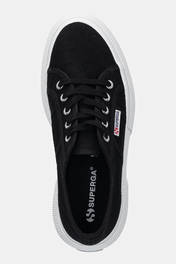 Πάνινα παπούτσια Superga BUBBLE μαύρο S2132LW.999