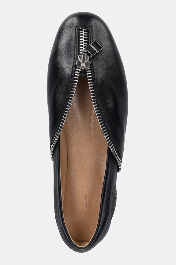 Δερμάτινες μπαλαρίνες JW Anderson Biker Ballerina μαύρο BL0032.LA0268.999