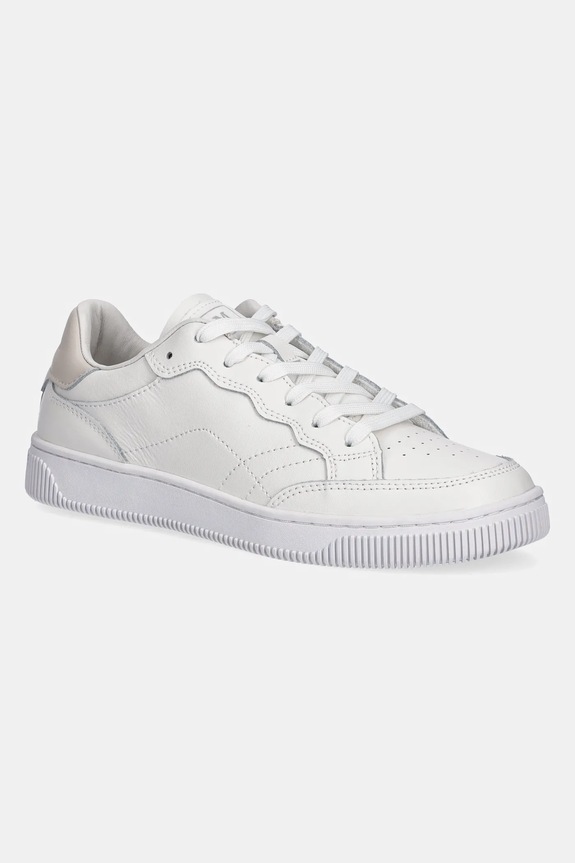 Marc O'Polo sneakersy skórzane SANDRA płaska biały 50218713502157