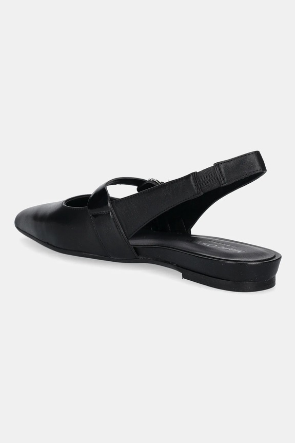 Παπούτσια Δερμάτινες μπαλαρίνες Marc O'Polo PENELOPE 2A 50318781101100 μαύρο