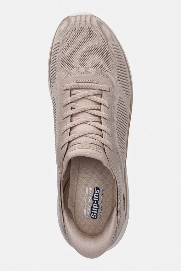 Skechers BOBS SQUAD CHAOS sneakersy damskie beżowy 117497.