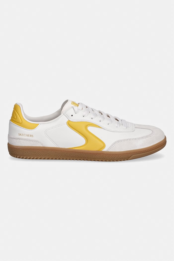 Skechers sneakersy skórzane HOTSHOT 185232 biały SS26