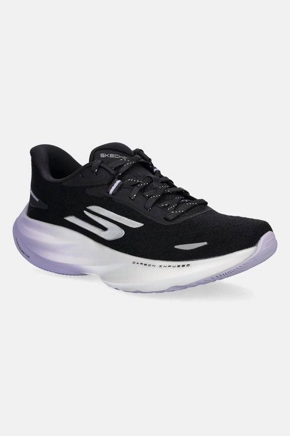 Tenisice za trčanje Skechers GO RUN RIDE 12 sintetički crna 172200