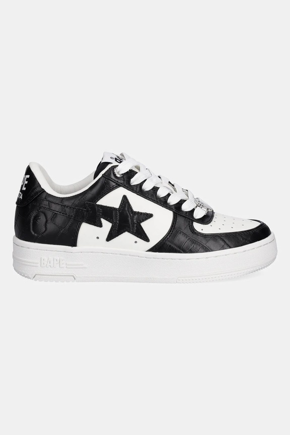 A Bathing Ape sneakersy skórzane BAPE STA #3 L 1K80291303 czarny SS25