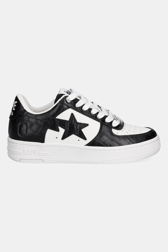 A Bathing Ape sneakersy skórzane BAPE STA #3 L 1K80291303 czarny SS25