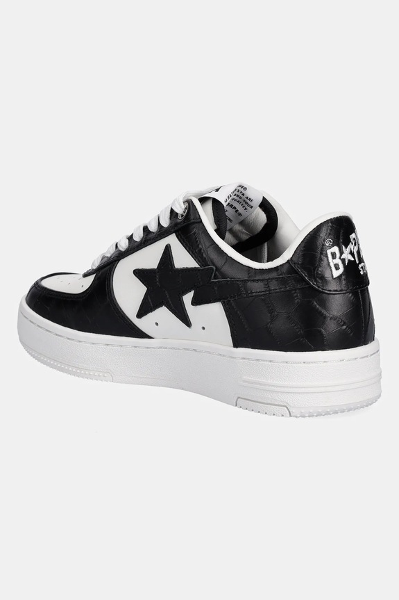Obuwie A Bathing Ape sneakersy skórzane BAPE STA #3 L 1K80291303 czarny