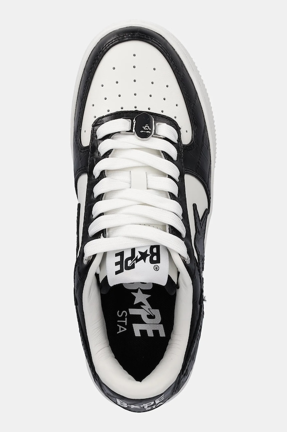 A Bathing Ape sneakersy skórzane BAPE STA #3 L czarny 1K80291303