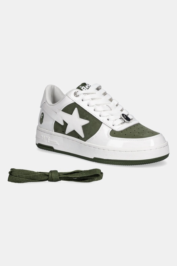 A Bathing Ape leather sneakers BAPE STA #6 L 1K80291306 green