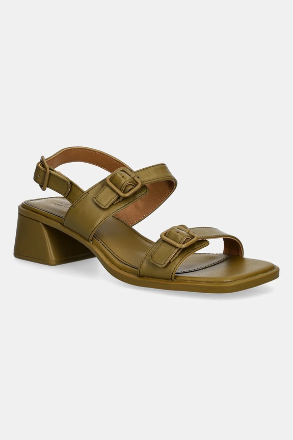 Camper bőr szandál Kora Sandal magas zöld K201739.003
