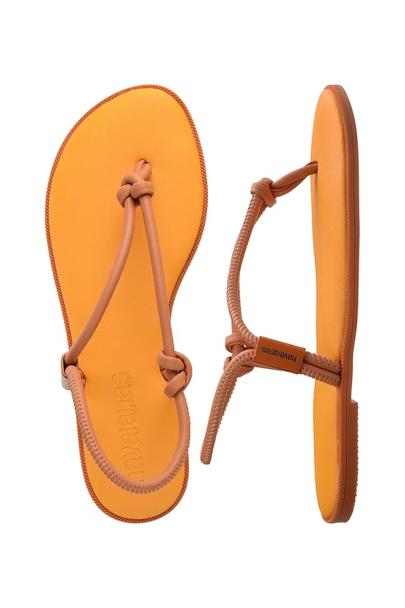 Σανδάλια Havaianas UNA ACAI CERRADO φλατ πορτοκαλί 4149616.4919