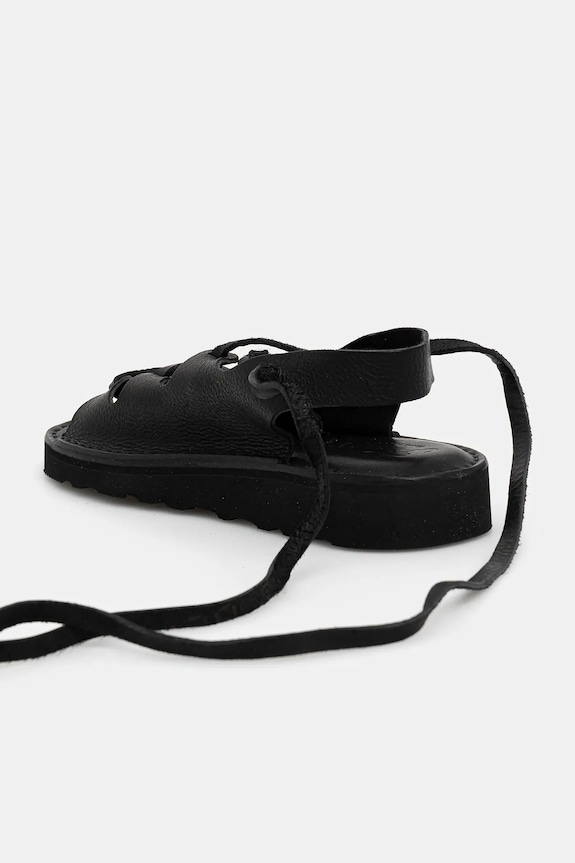 Boty Kožené sandály Fracap Sandal D030 černá