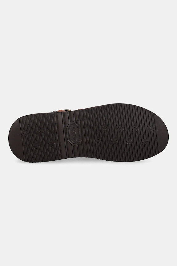 Kožené sandály Fracap Sandals D025 hnědá
