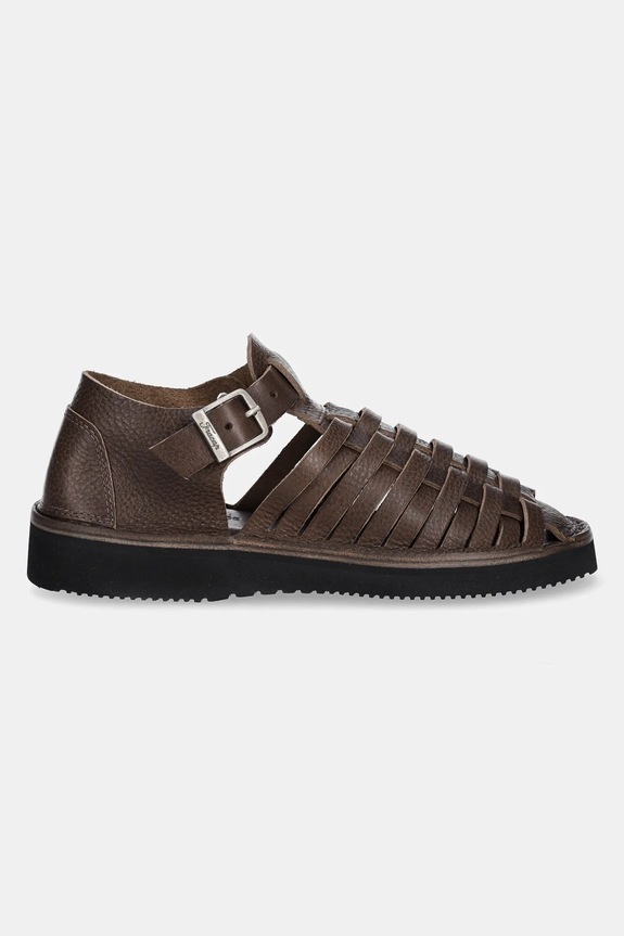 Кожаные сандалии Fracap Sandals D025 коричневый SS25
