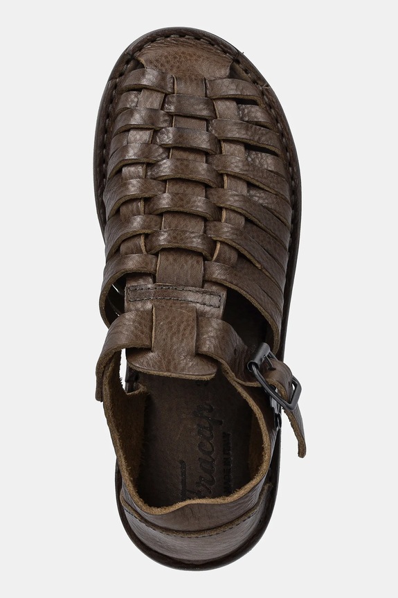 Fracap sandali in pelle Sandals verde D025
