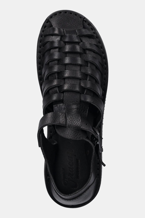 Kožne sandale Fracap Sandals crna D025