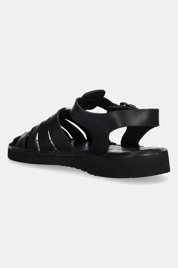 Shoes Fracap leather sandals Sandals D038 black