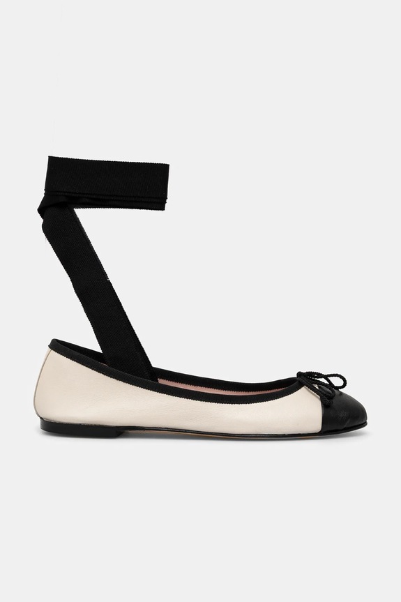 Usnjene balerinke Pretty Ballerinas Nicole 52067.A.9101 bež SS25