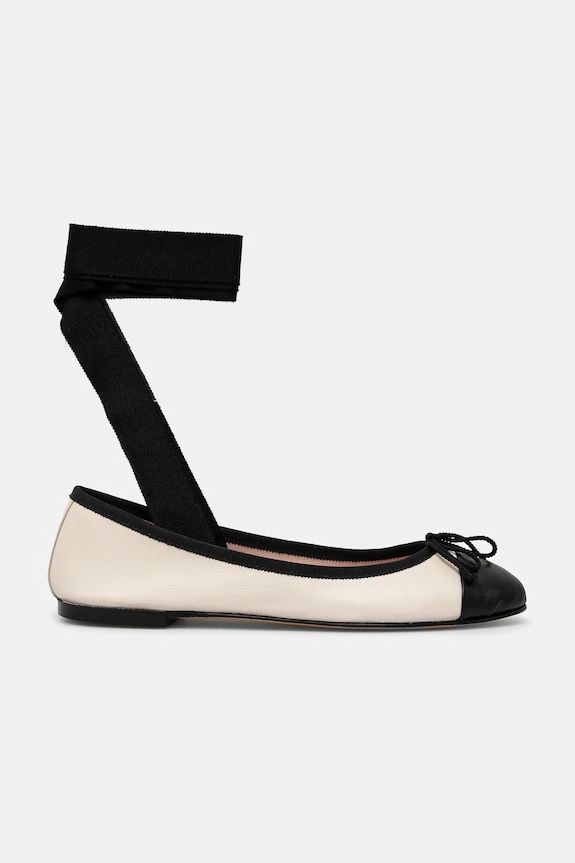 Usnjene balerinke Pretty Ballerinas Nicole 52067.A.9101 bež SS25