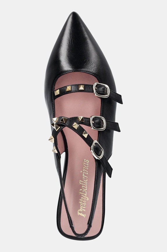 Kožne balerinke Pretty Ballerinas Yvette crna 52136.A.9331