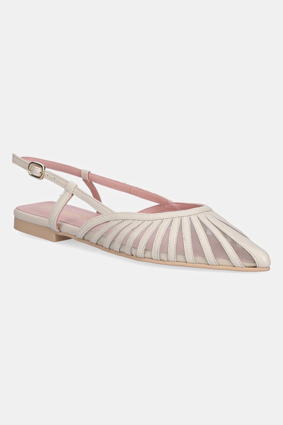 Балетки Pretty Ballerinas Yvette кожа бежевый 52140.D.9331