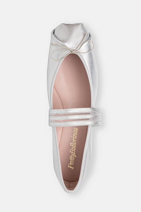 Pretty Ballerinas balerini de piele Kristen argintiu 52198.A.5010