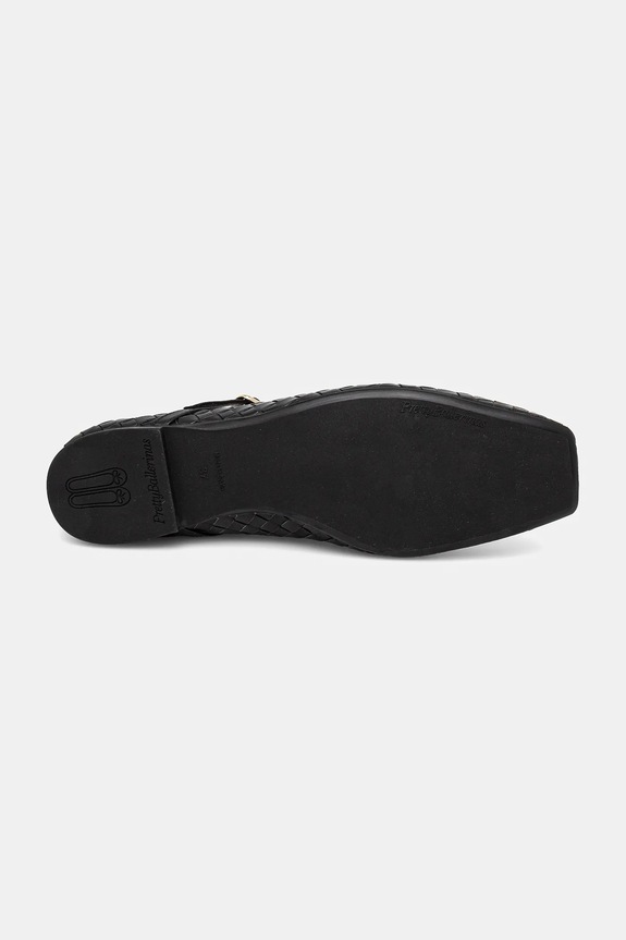 Δερμάτινες μπαλαρίνες Pretty Ballerinas Camille 52205.A.9301 μαύρο