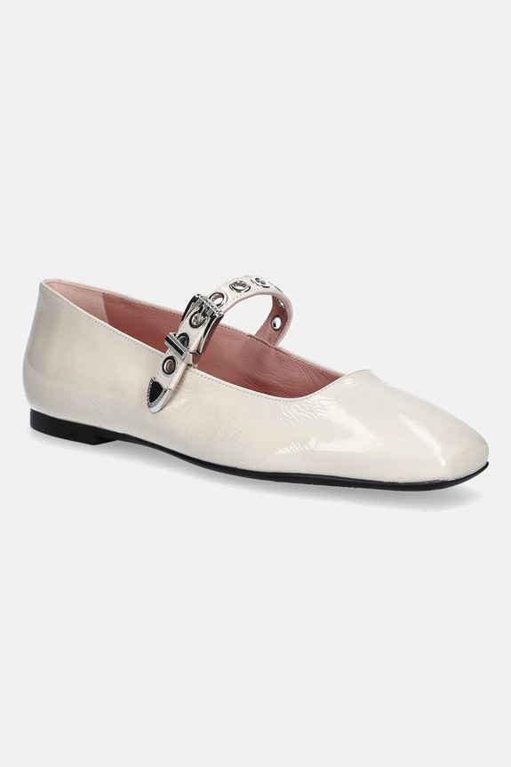 Кожаные балетки Pretty Ballerinas Camille бежевый 52211.A.9301