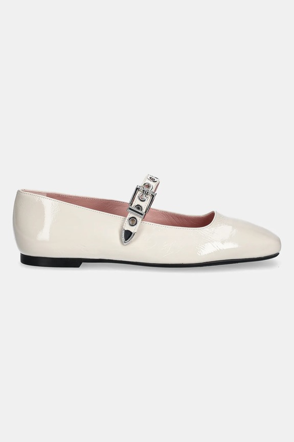 Кожаные балетки Pretty Ballerinas Camille 52211.A.9301 бежевый SS25