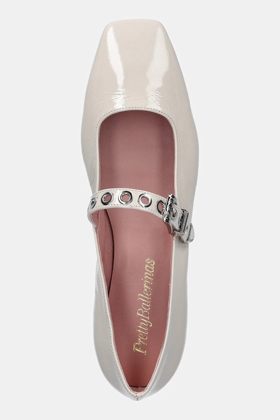 Кожаные балетки Pretty Ballerinas Camille бежевый 52211.A.9301