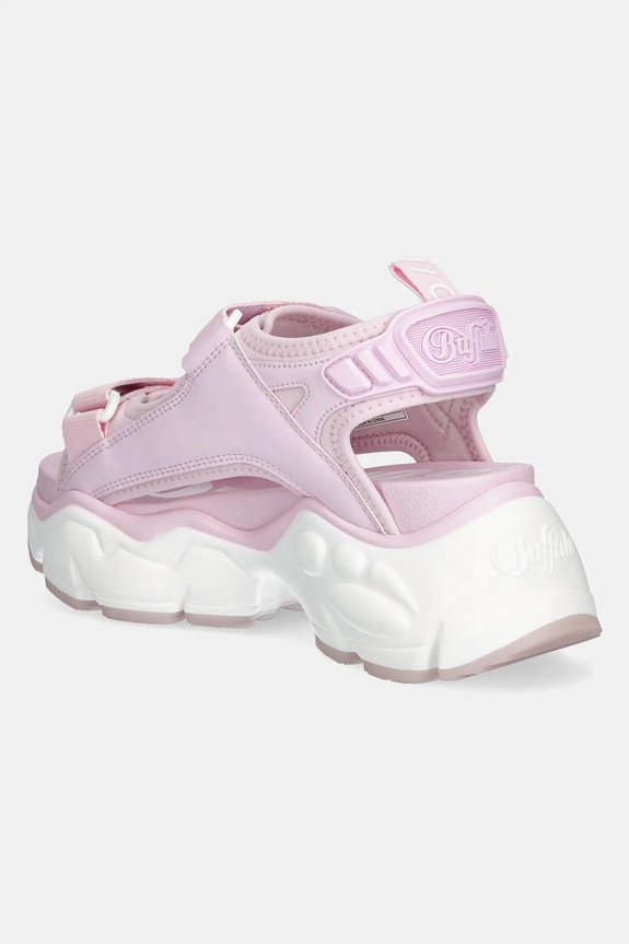 Obuwie Buffalo sandały Binary Track 1602298.PNK różowy