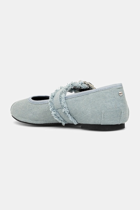 Încălțăminte Buffalo balerini Daphne Glam 1620028.BLU albastru