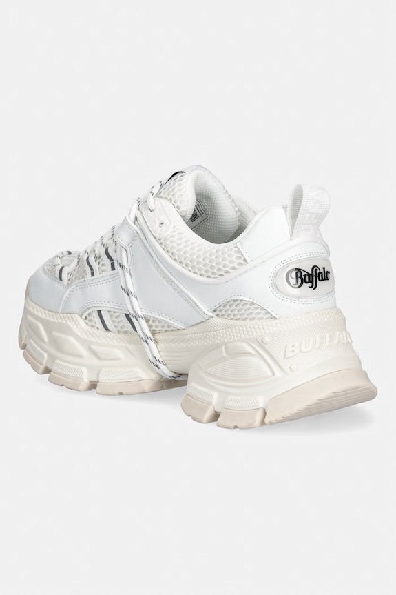 Obuwie Buffalo Saturn Lace sneakersy damskie 1636351.WHT biały