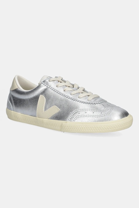 Veja sneakersy skórzane Volley Planet friendly srebrny VO2020749A