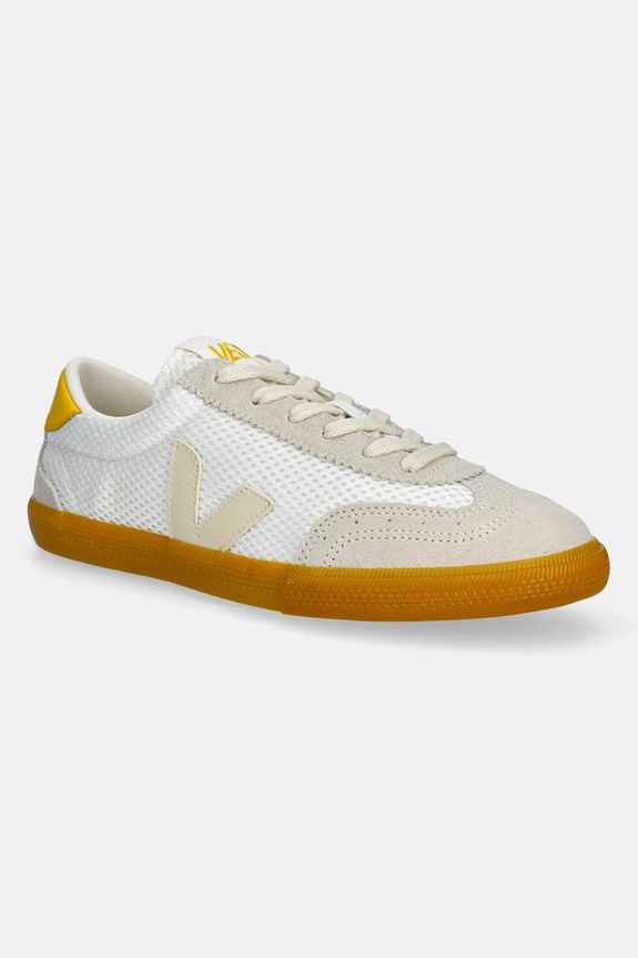 Veja sneakersy Volley skóra zamszowa biały VO2203865A