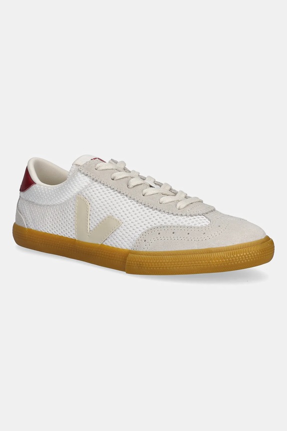 Veja sneakersy Volley skóra zamszowa biały VO2203866A